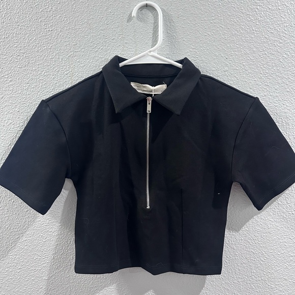 Oak and Fort Collared Half Zip Tee - Picture 2 of 5